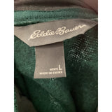 Eddie Bauer Green Mens L Pullover Sweater