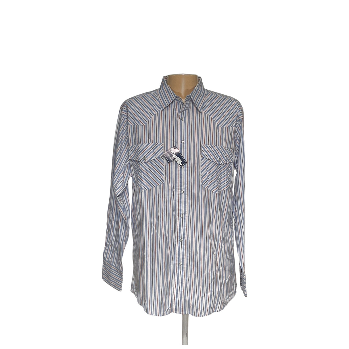 Wrangler Multicolor Long Sleeve Button-Up Shirt XLT