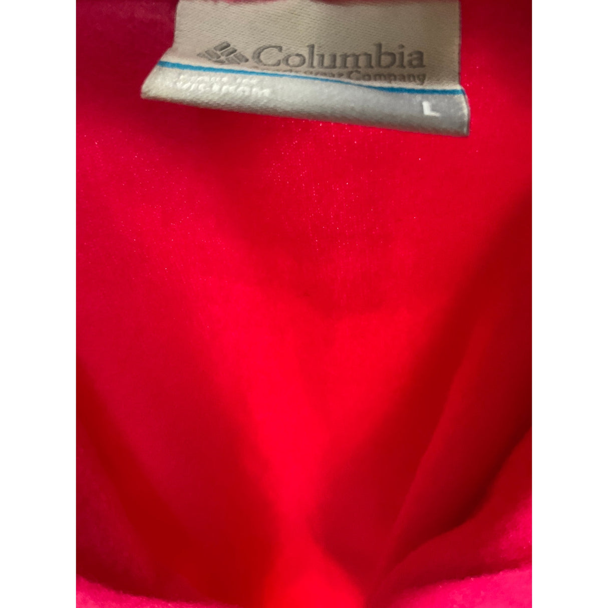 Columbia Pink Women's Fleece Vest - Size L