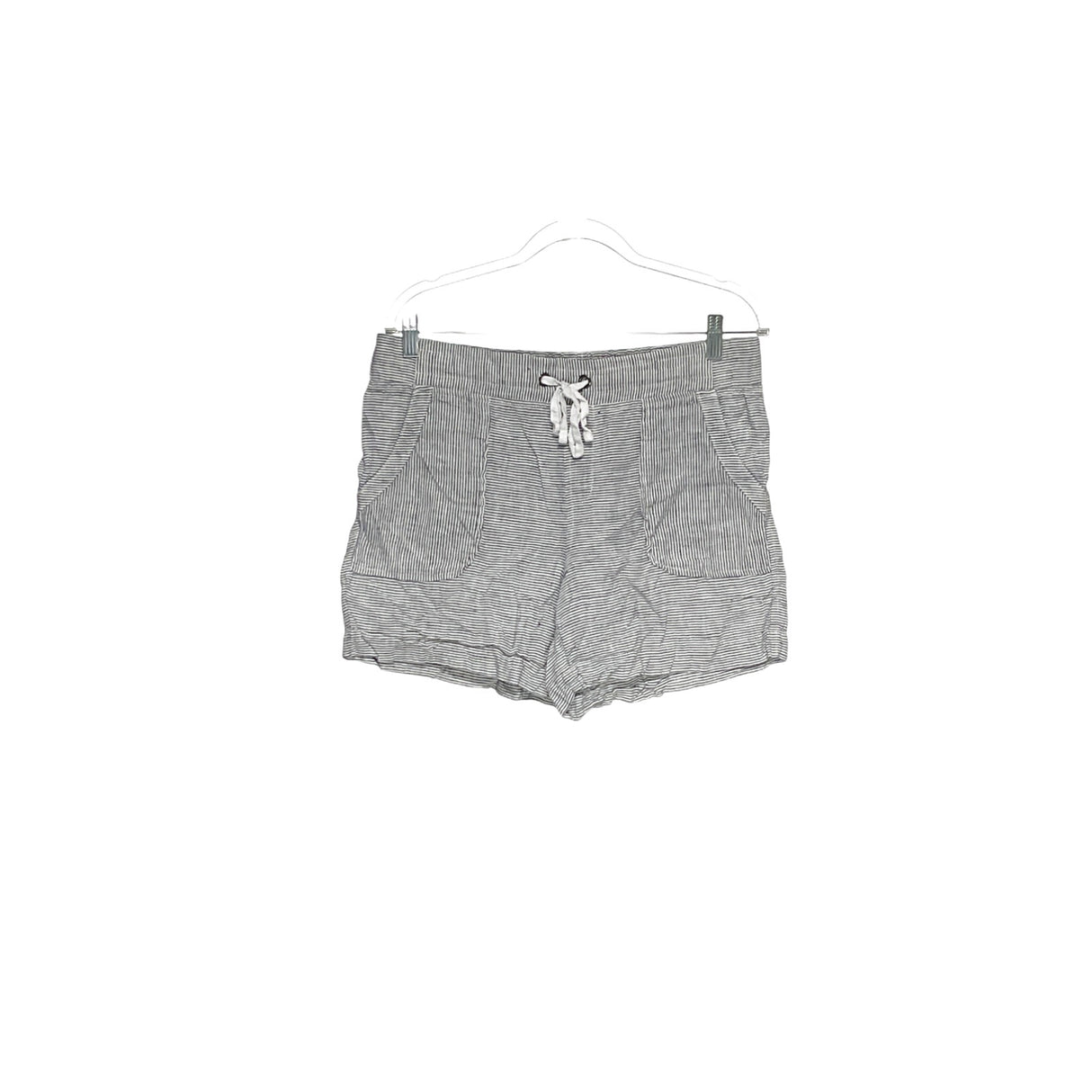 Athleta Gray Linen Sailor Shorts - Size 8