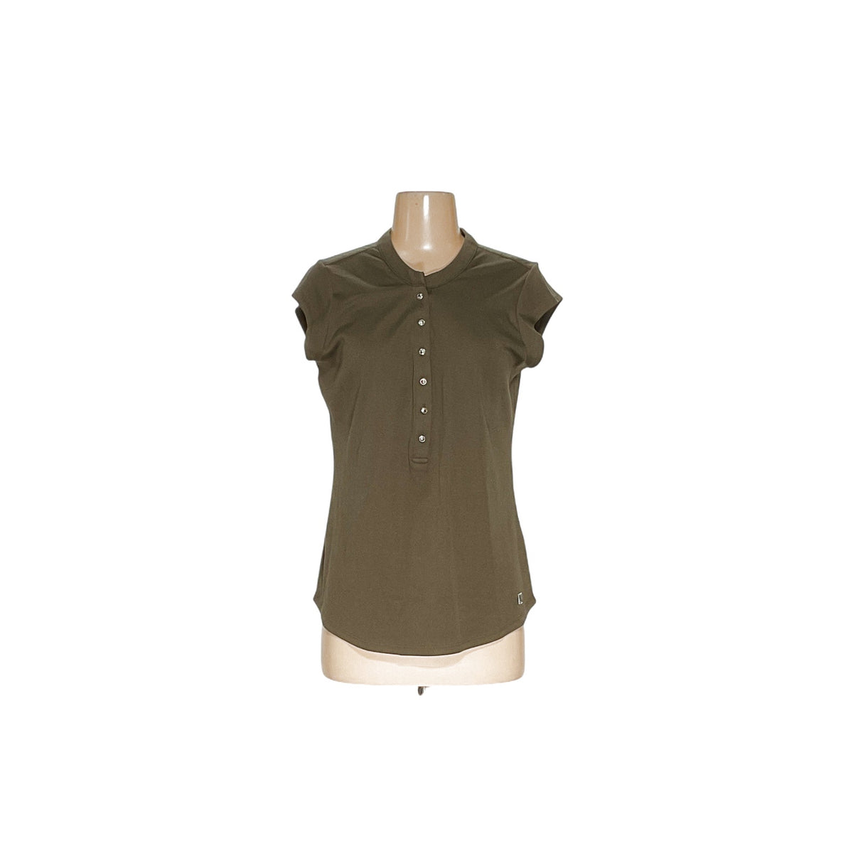 Calvin Klein Green Cotton Blouse