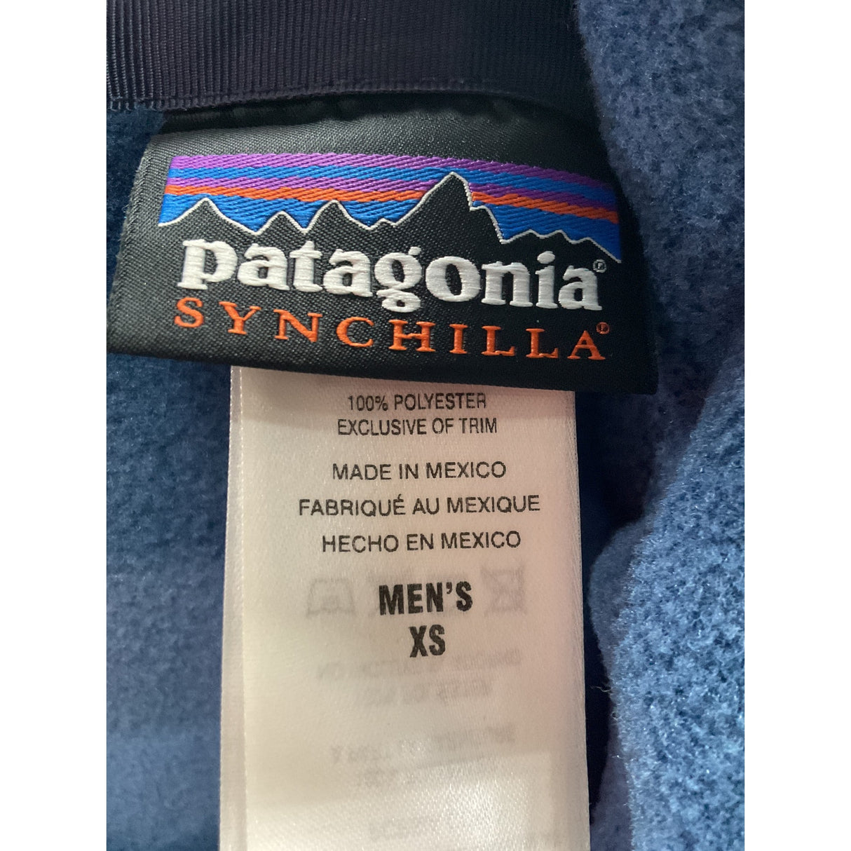 Patagonia Men's Blue Henley Sweater (XS)