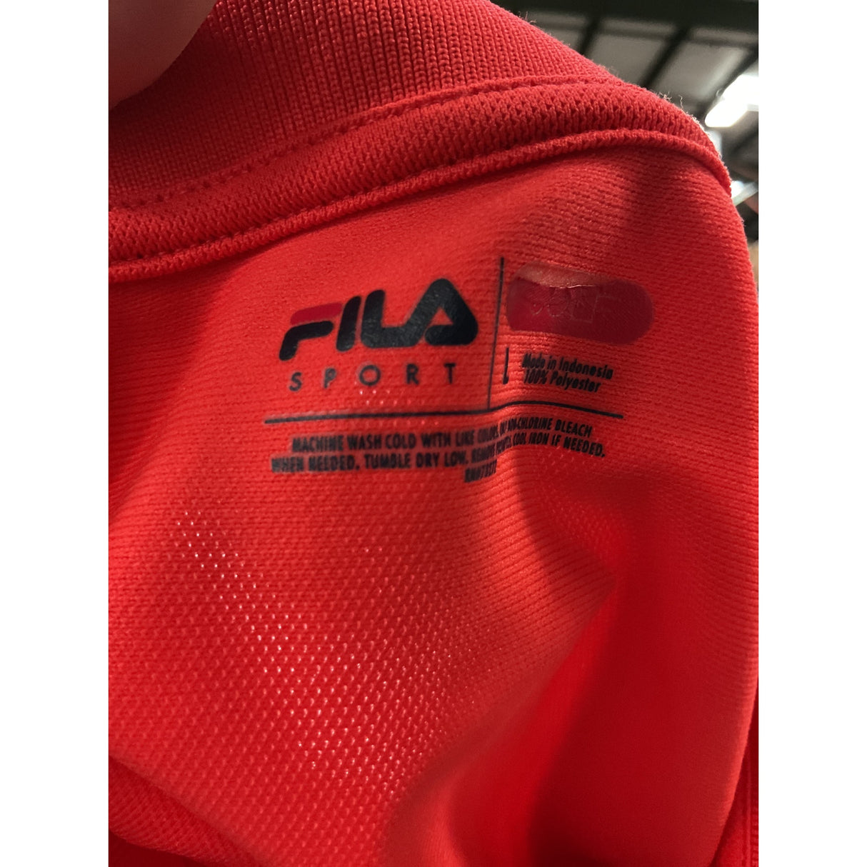 Fila Orange Men's Polo Size L