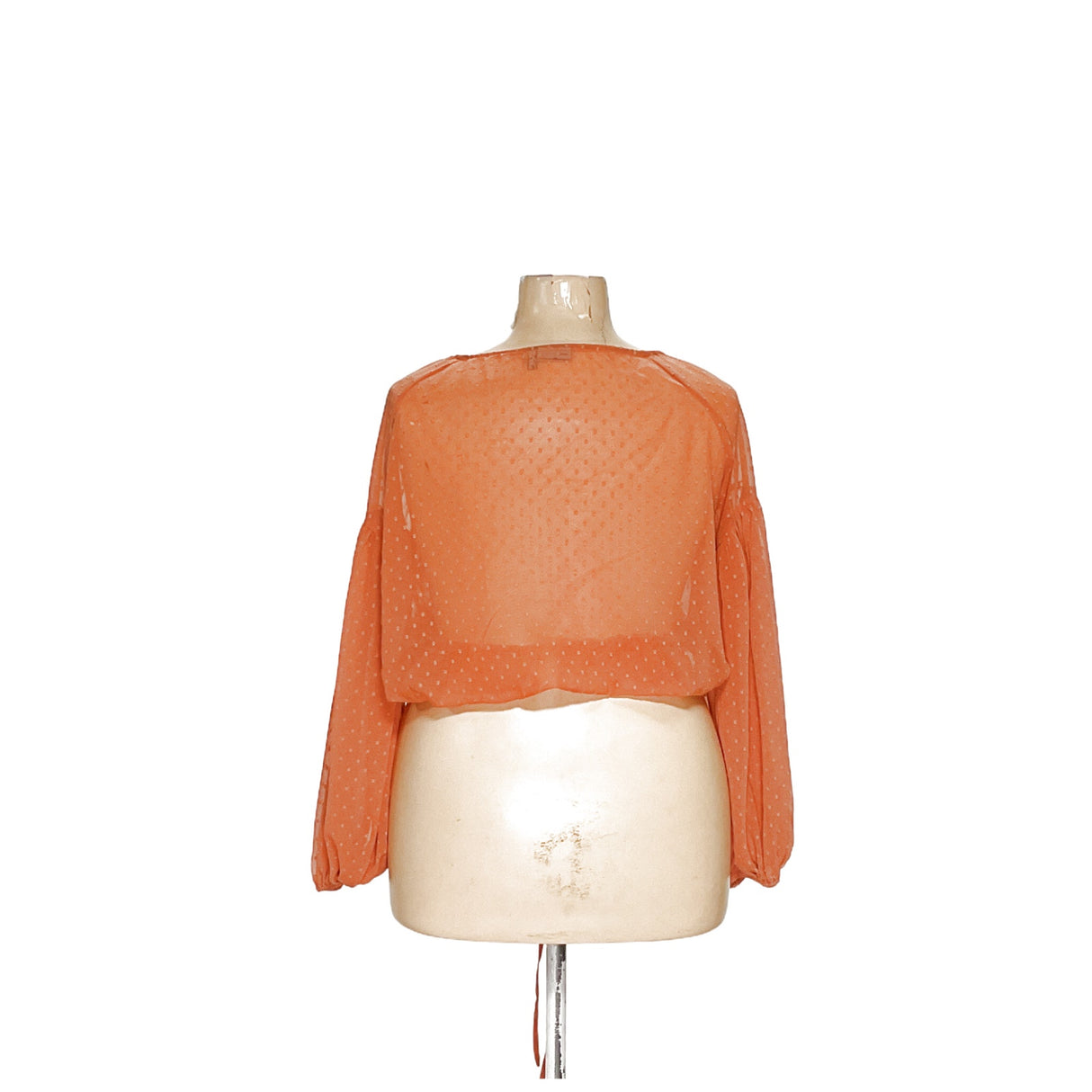 ASOS Orange Polyester Blouse - Size 10