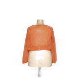 ASOS Orange Polyester Blouse - Size 10