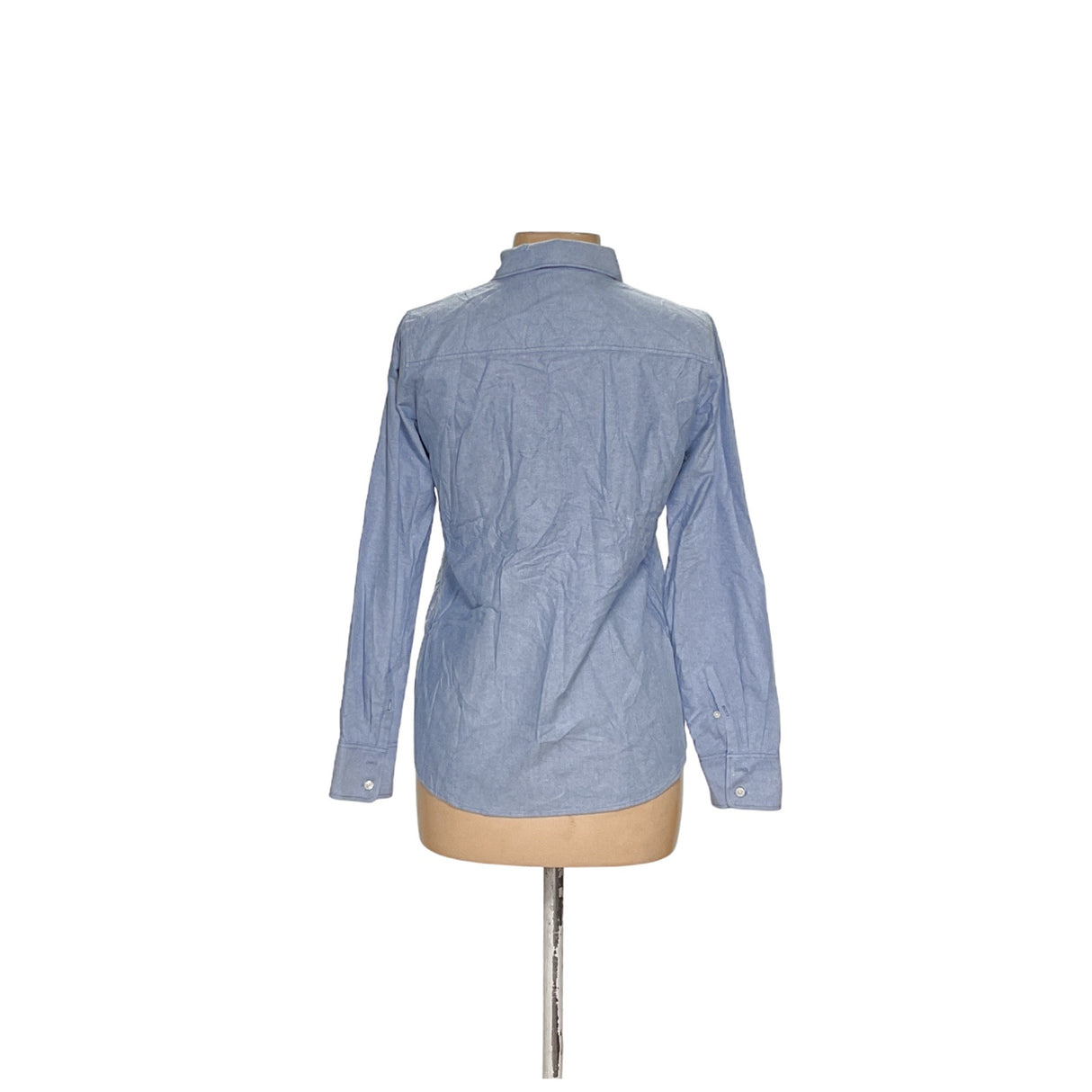 J. Crew Blue Cotton Button-Up Top - Size S