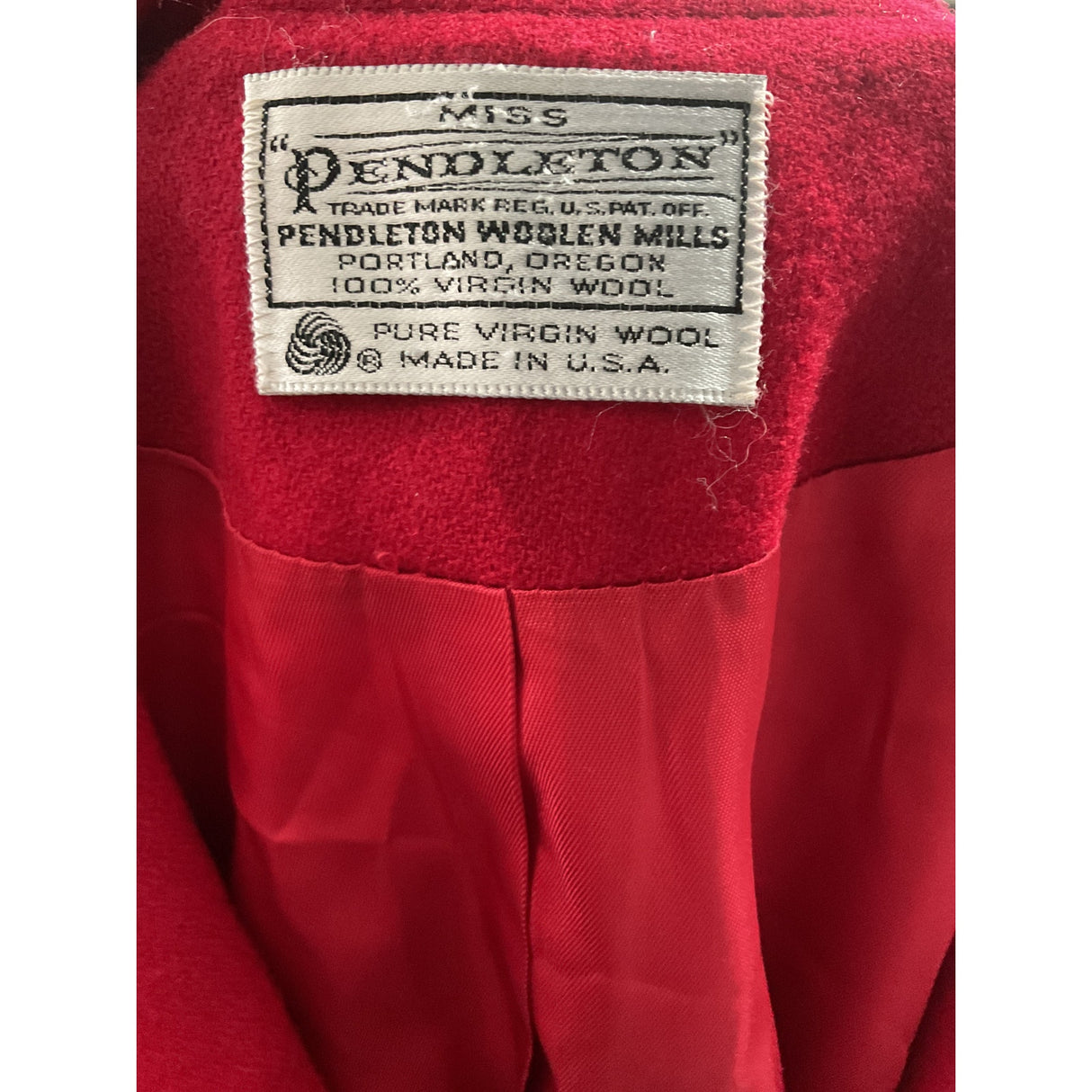 Red Pendleton Blazer - Women's Size 10