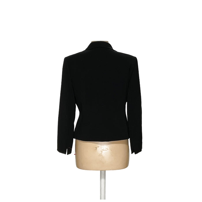 Le Suit Black Basic Jacket - Size 12P