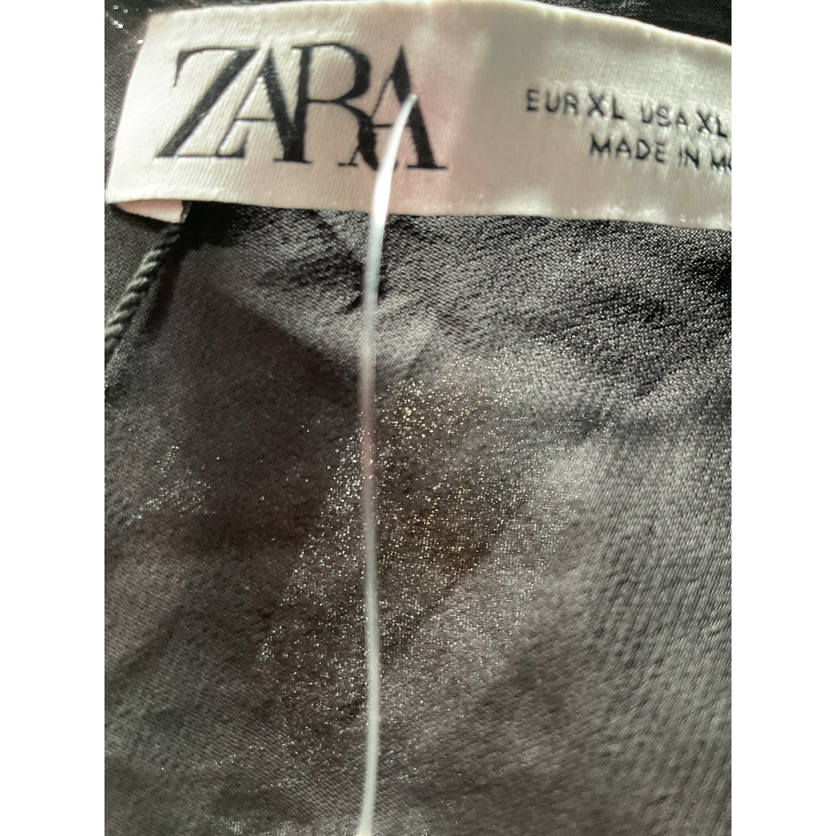 Zara Silver Blouse XL