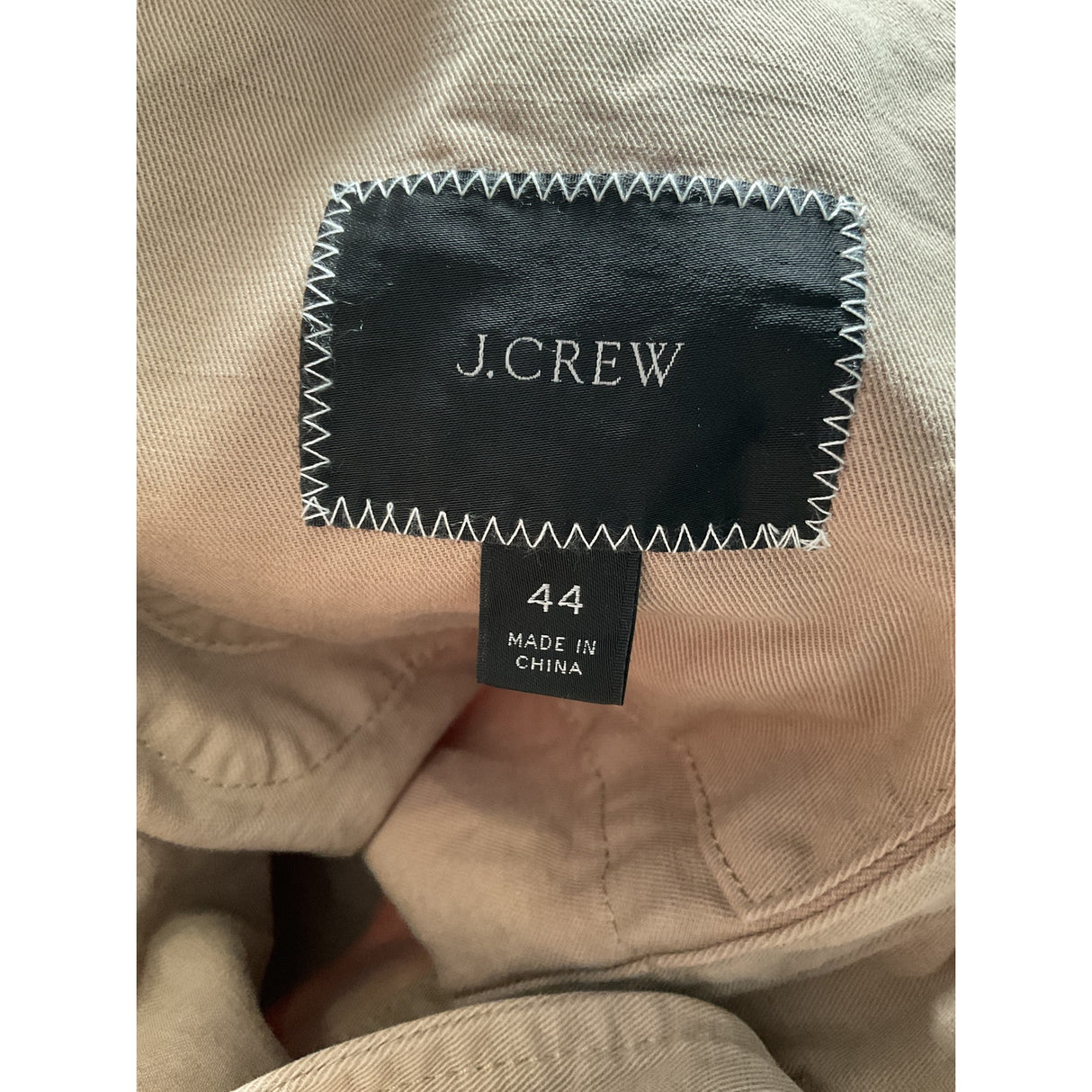 J. Crew Beige Cotton Basic Jacket