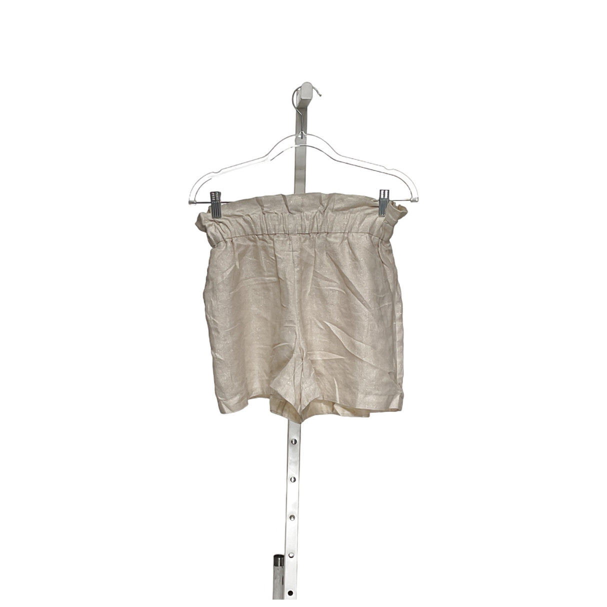 Express Beige Sailor Linen Shorts