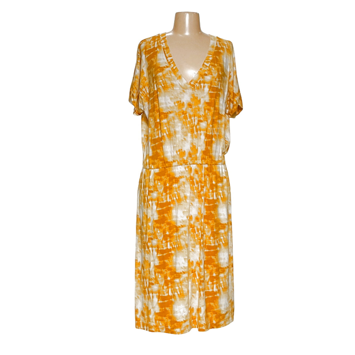 Banana Republic Yellow Midi Dress