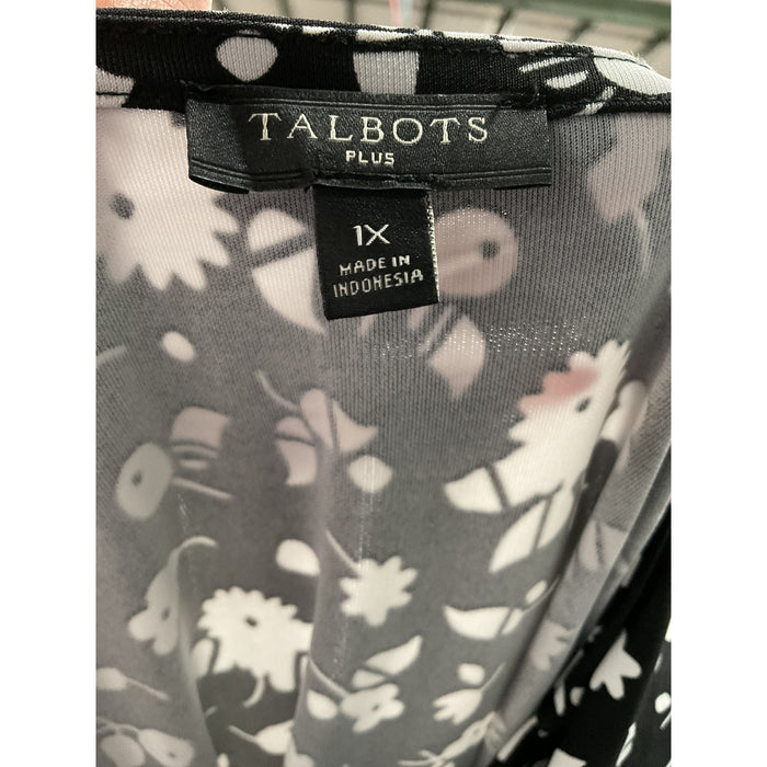 Talbots Multicolor Plus Blouse