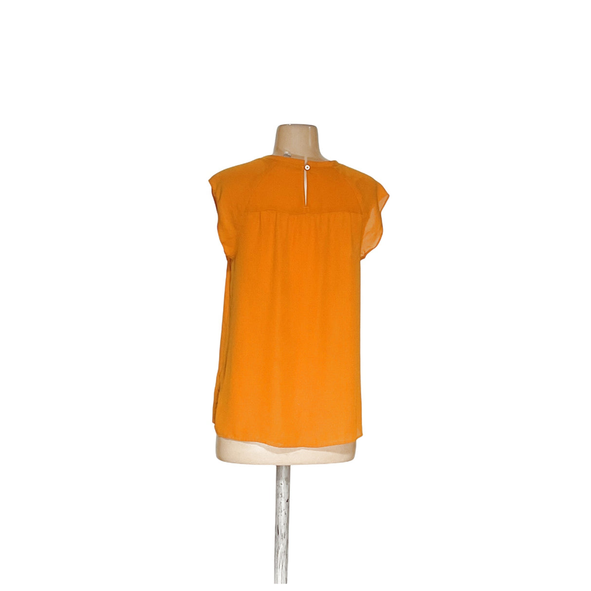 LOFT Yellow Polyester Blouse (Size S)