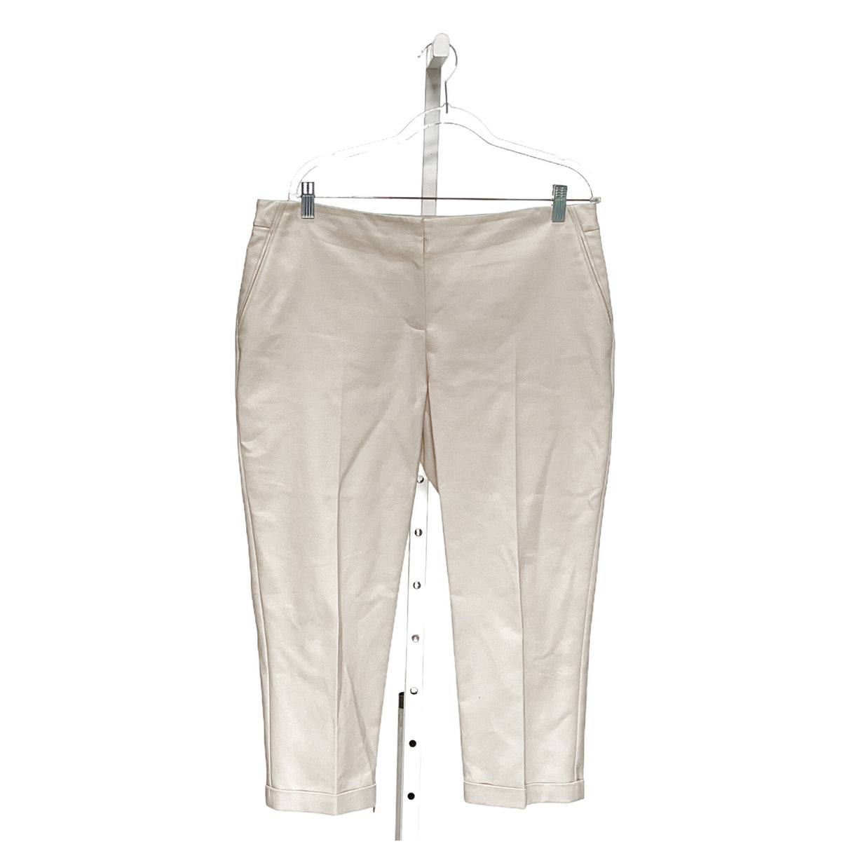 Chico's Petites Cream Capri Pants