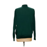 Peter Millar Men's Tweed Henley Sweatshirt - Green