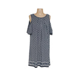 Max Studio Blue Floral Shift Dress - Size M