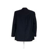 Calvin Klein Blue Wool Pinstripe Blazer 48L