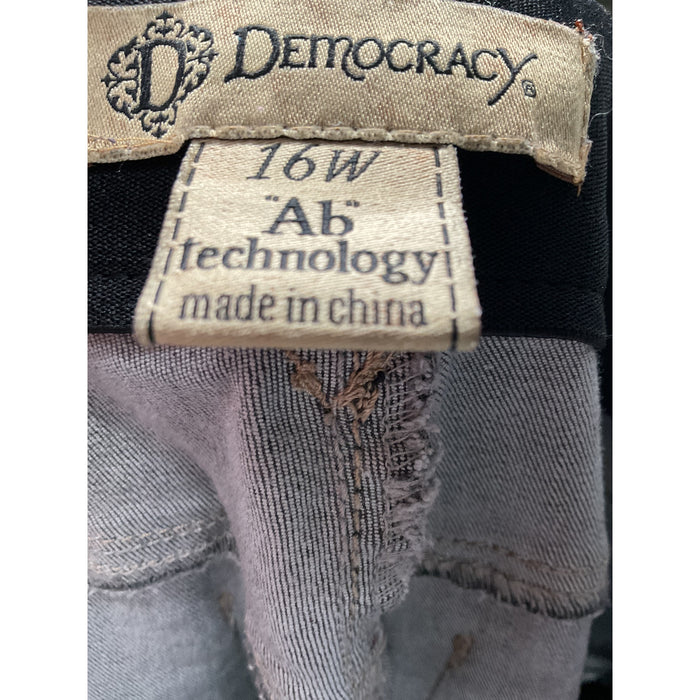 Democracy Gray Ankle Jeans - Size 16W