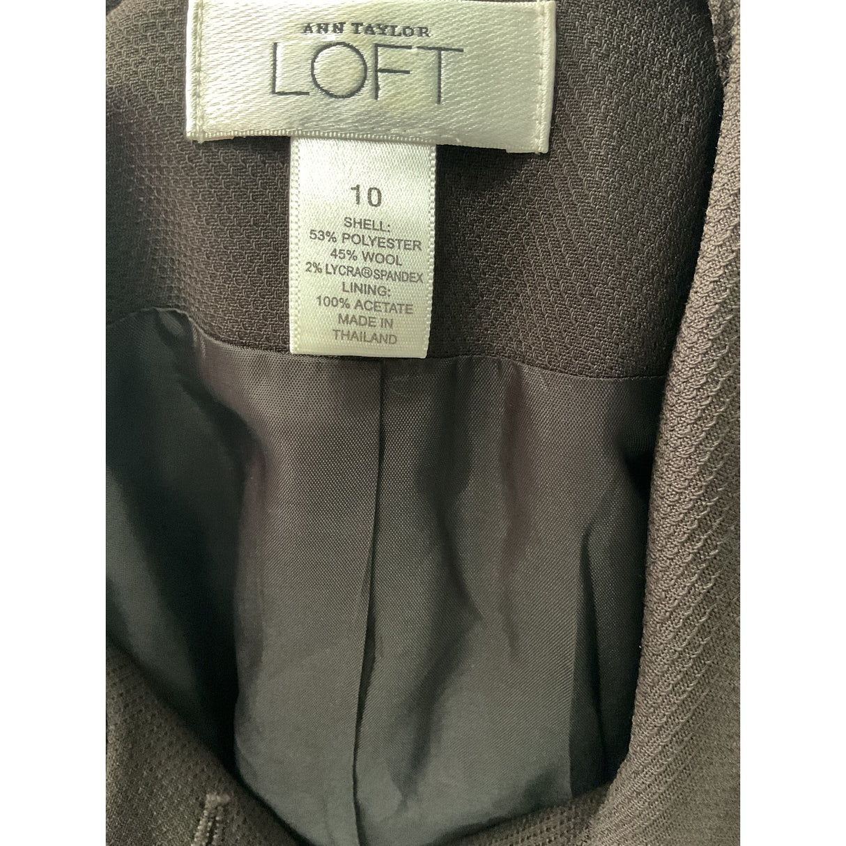 LOFT Brown Blazer Size 10