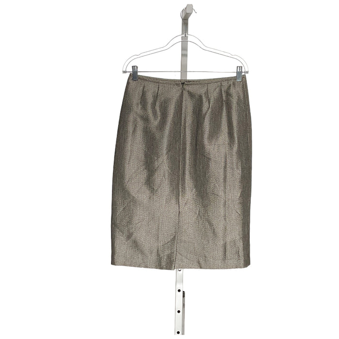 EVAN PICONE Gold A-Line Skirt