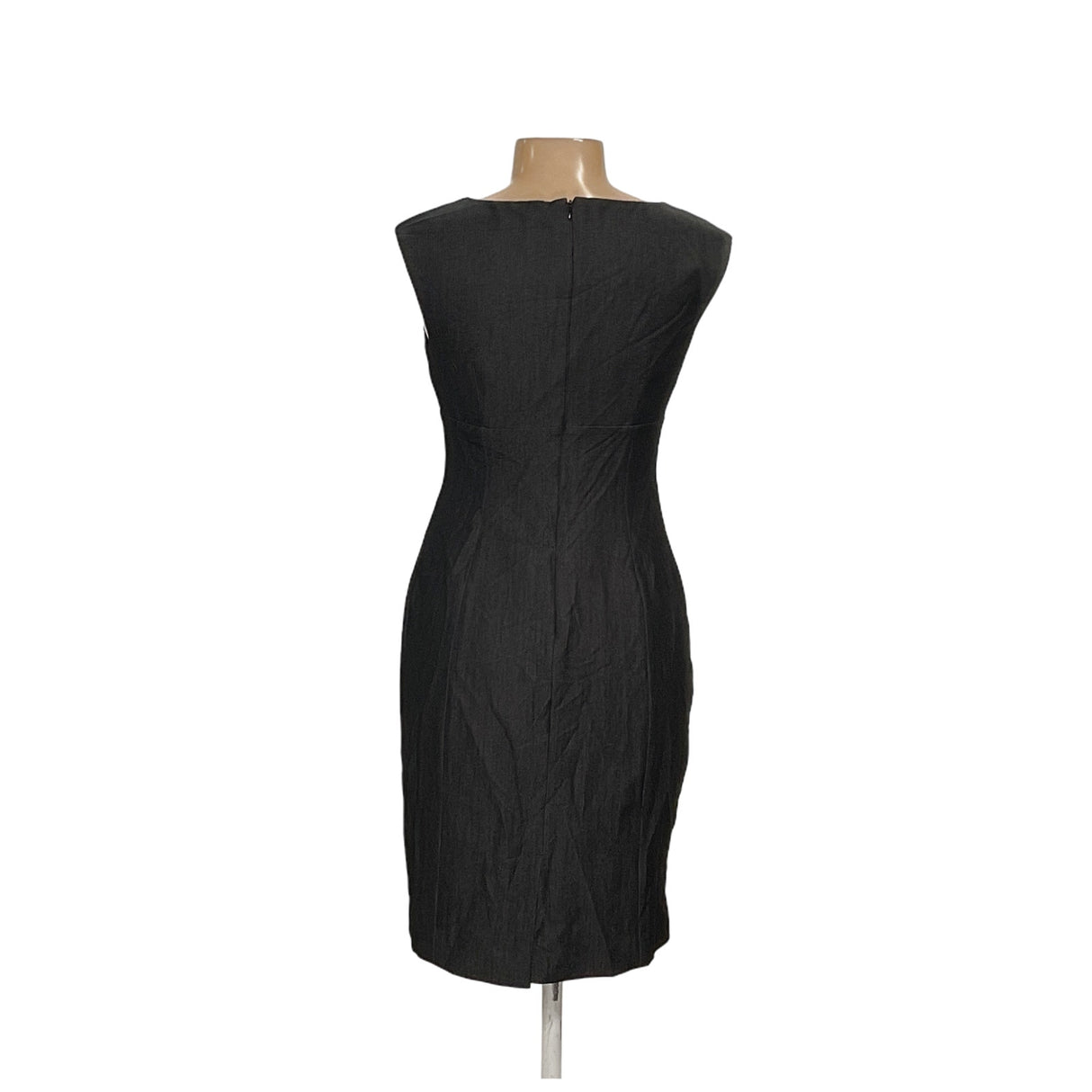 Calvin Klein Black Sheath Midi Dress