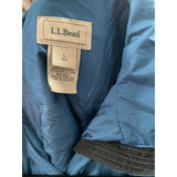 L.L. Bean Blue Windbreaker Jacket, Size L