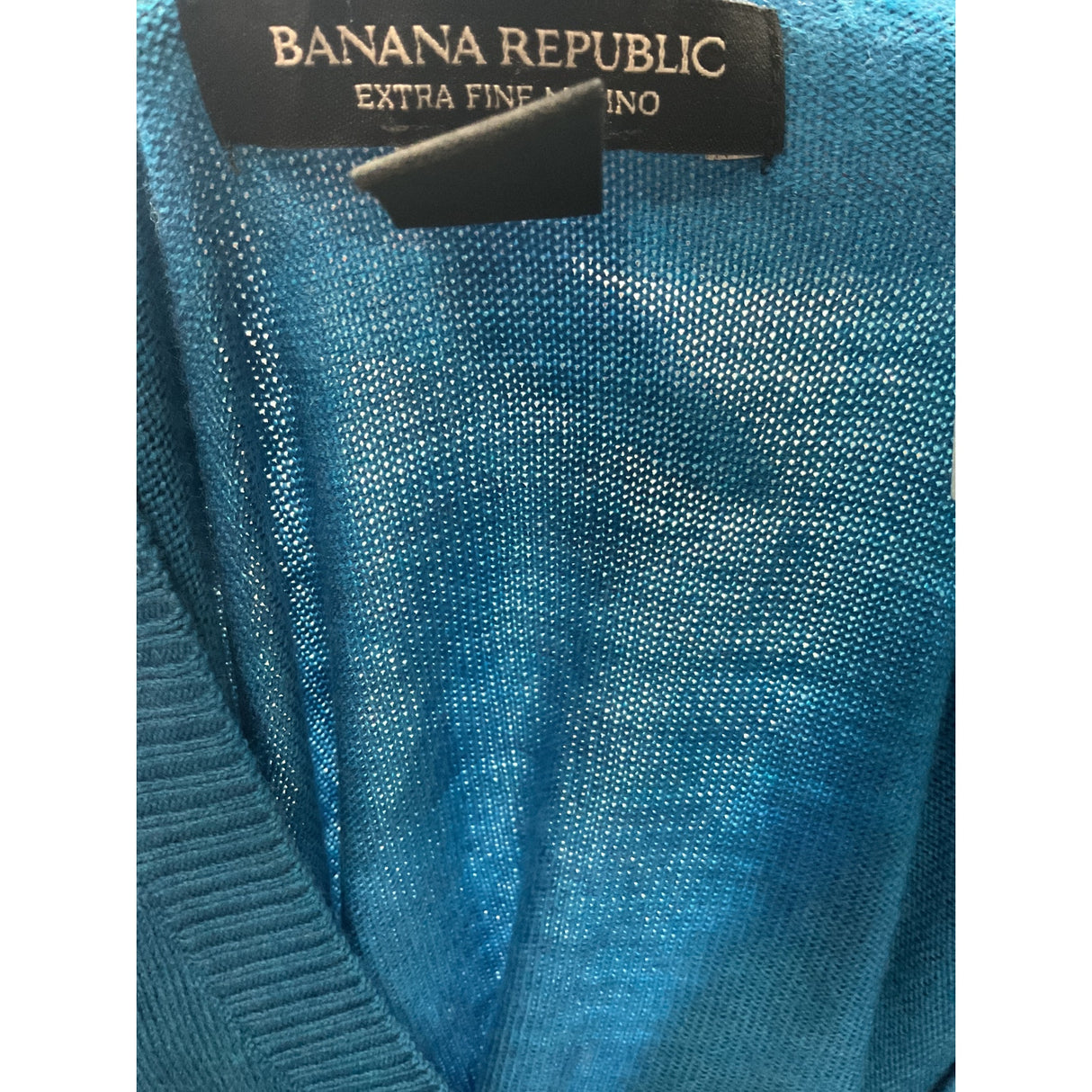 Men's Banana Republic Blue Merino Sweater