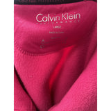 Calvin Klein Pink Fleece Full Zip Sweater