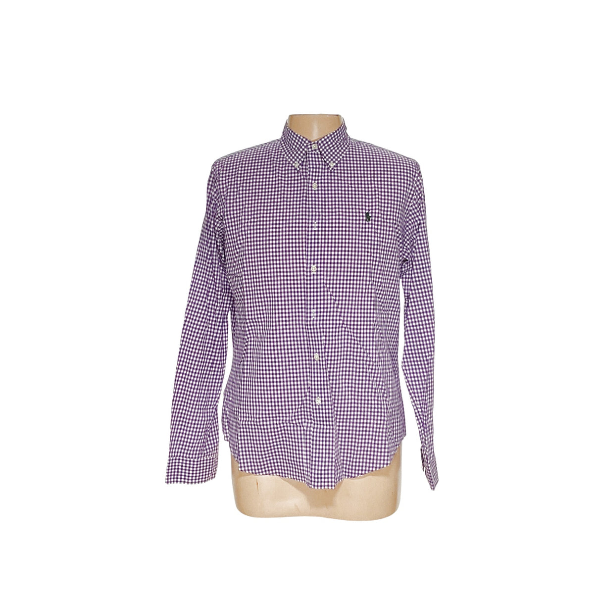 Ralph Lauren Gingham Dress Shirt, Men's L