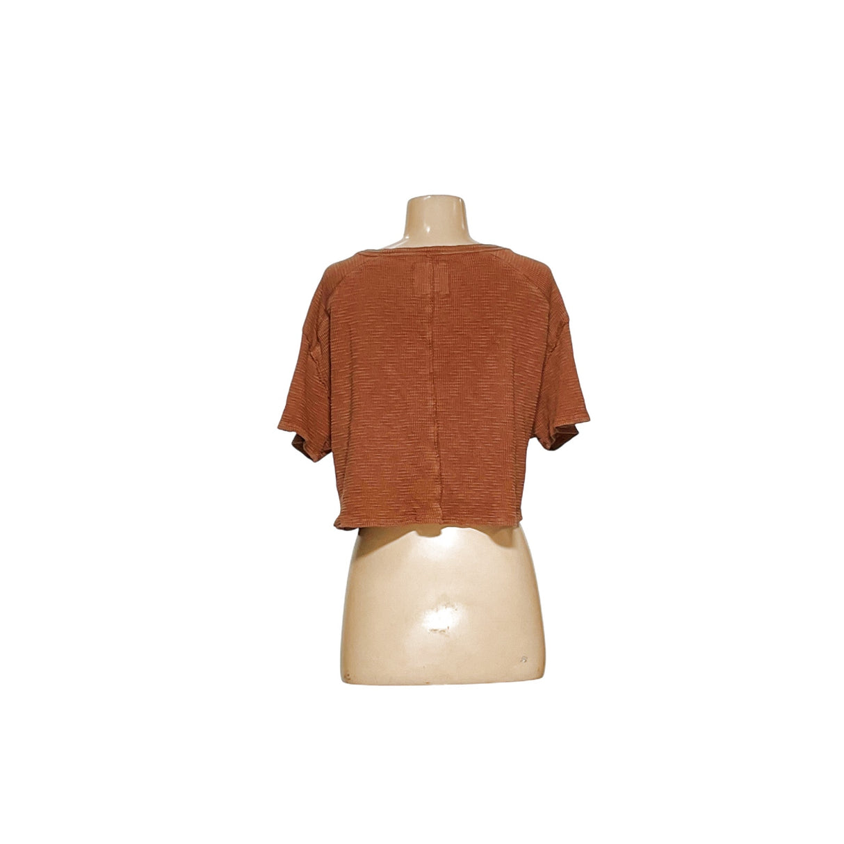 Aerie Brown Knit Blouse - Women's Small