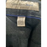 Calvin Klein Black Cotton Straight Pants