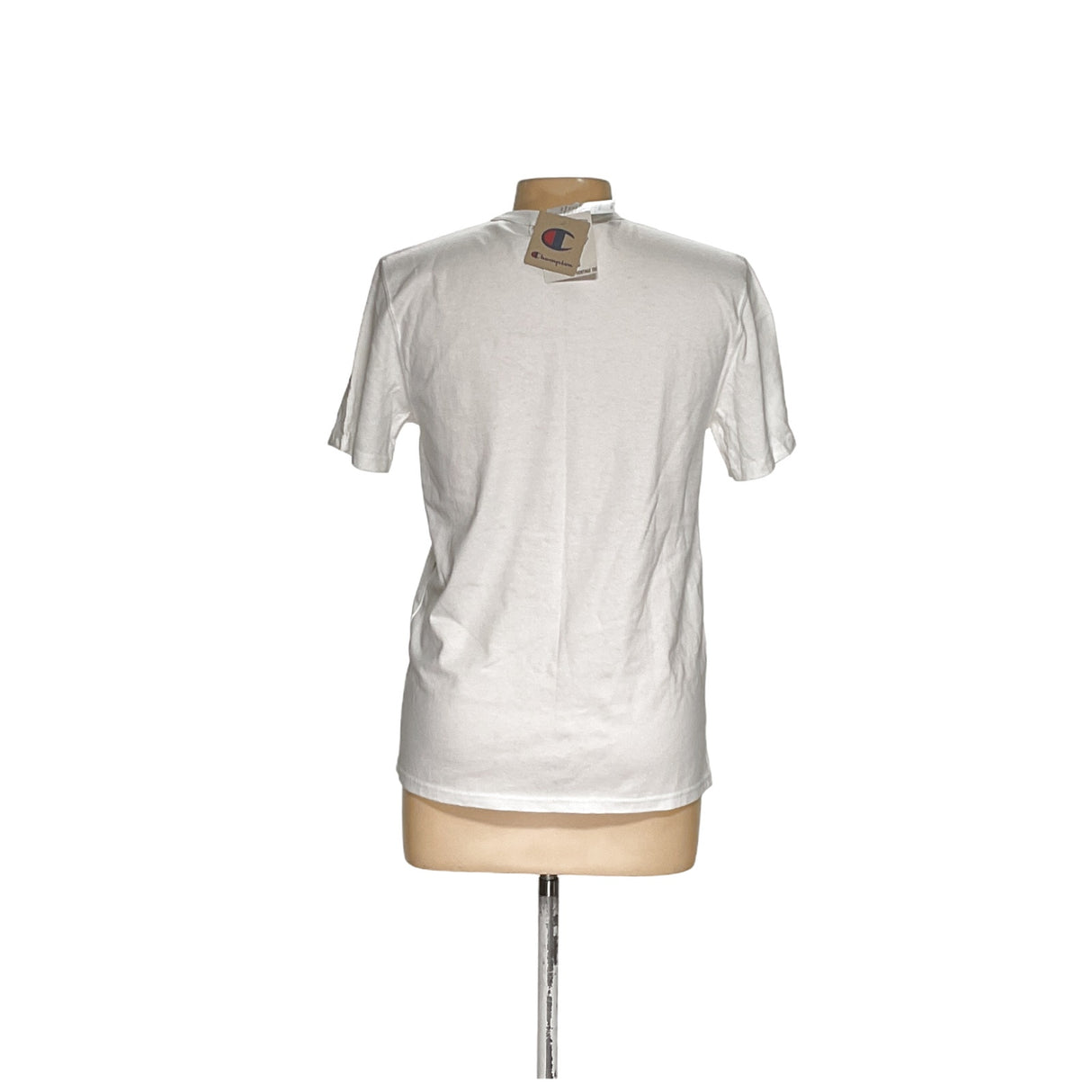 Champion Men's White Cotton T-Shirt - Size M