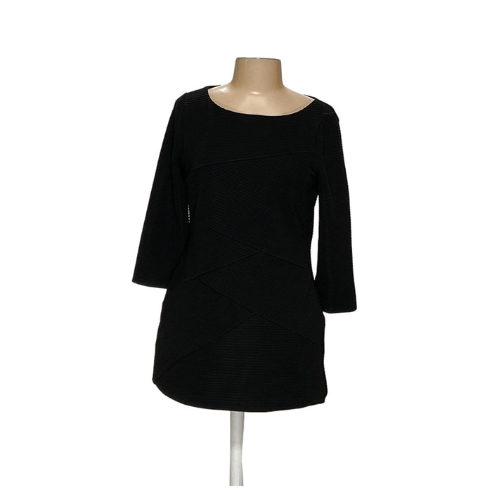 WHBM Black Cotton Blouse XL