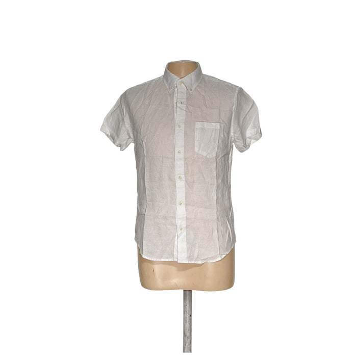 J.Crew White Men's Dress Shirt - Size M