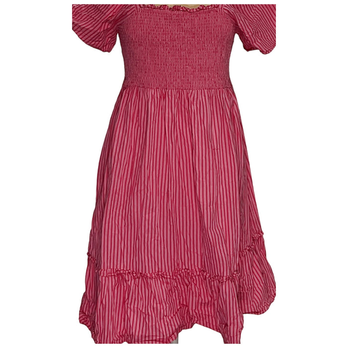 Long Pink A-line Dress - Size 1X