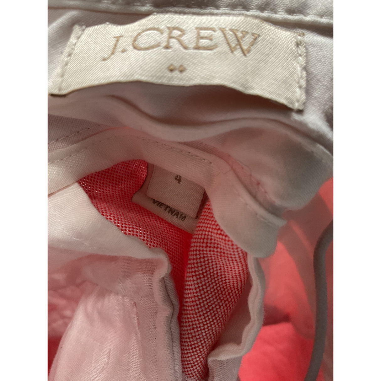 J. Crew Sailor Shorts Pink