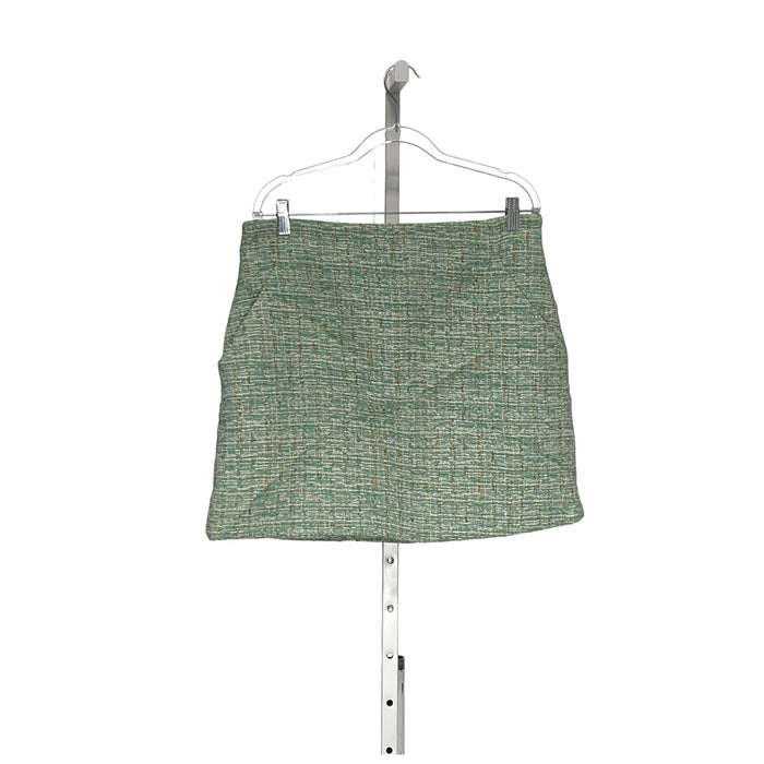 & Other Stories Green Mini Skirt - Size 12