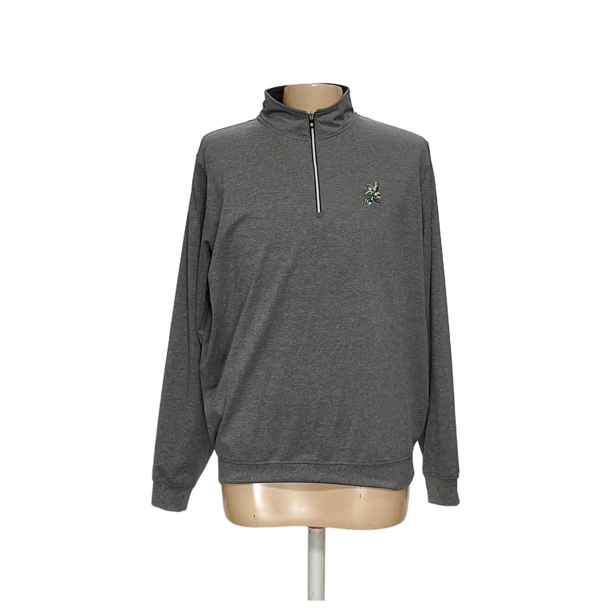 Footjoy Men's Gray Henley Sweatshirt XL