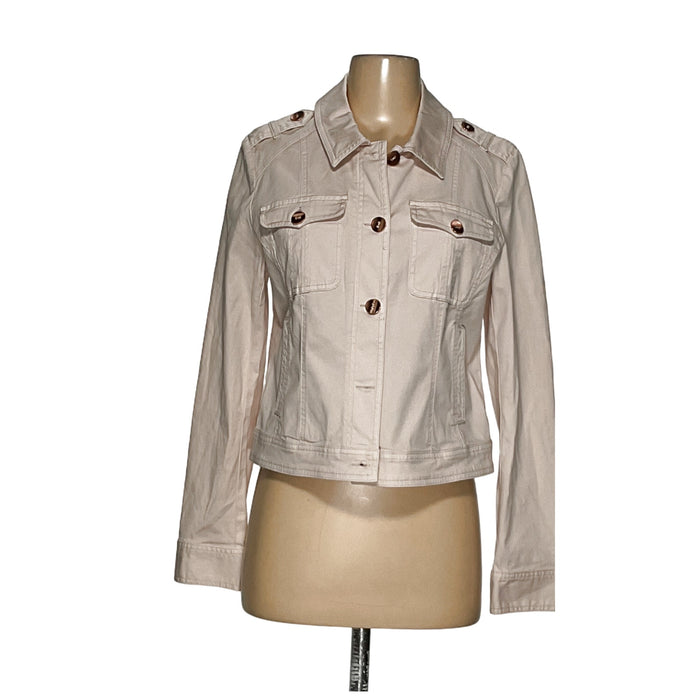 WHBM Cream Jacket - Size 8