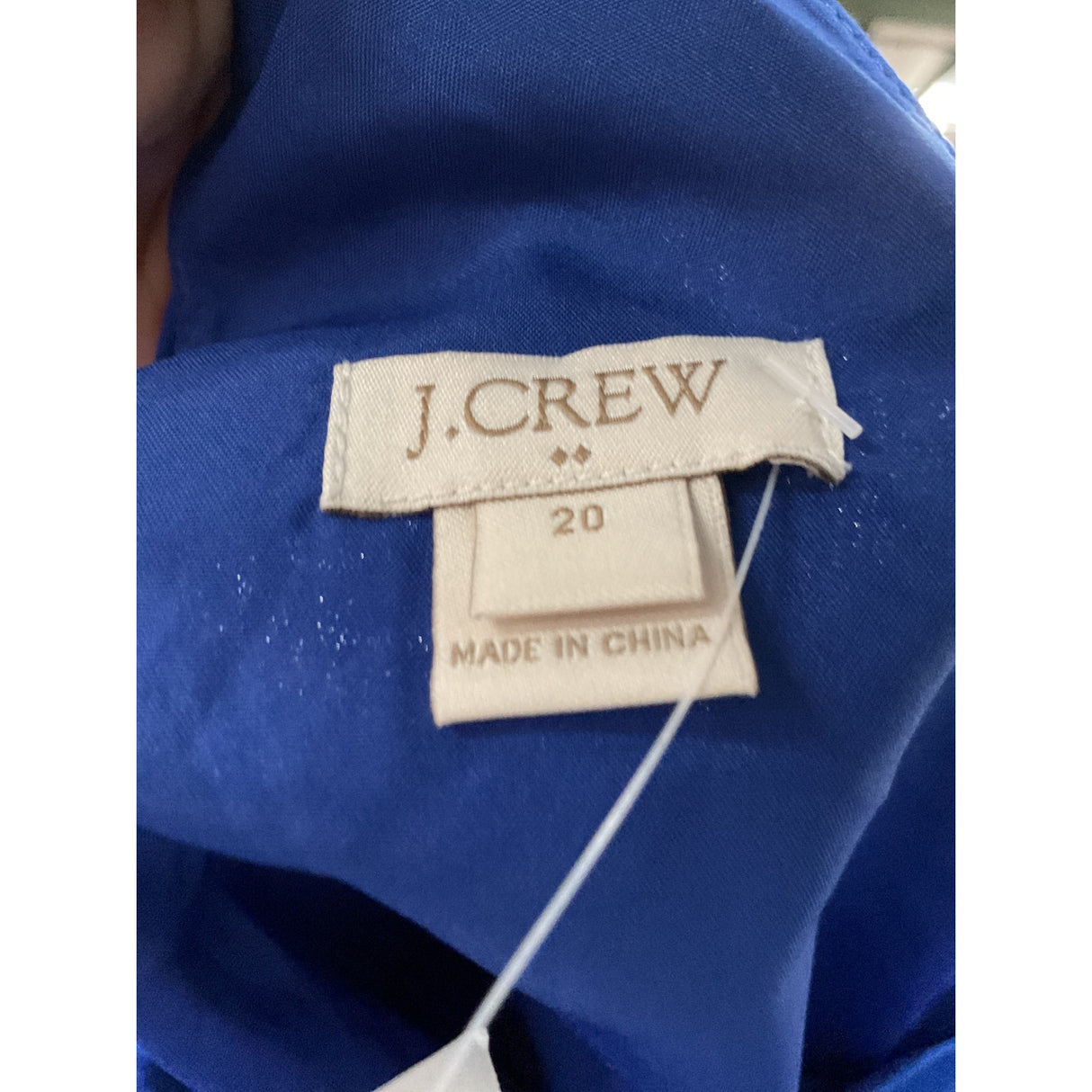 J. Crew Blue Cotton Dress - Women's Size 20