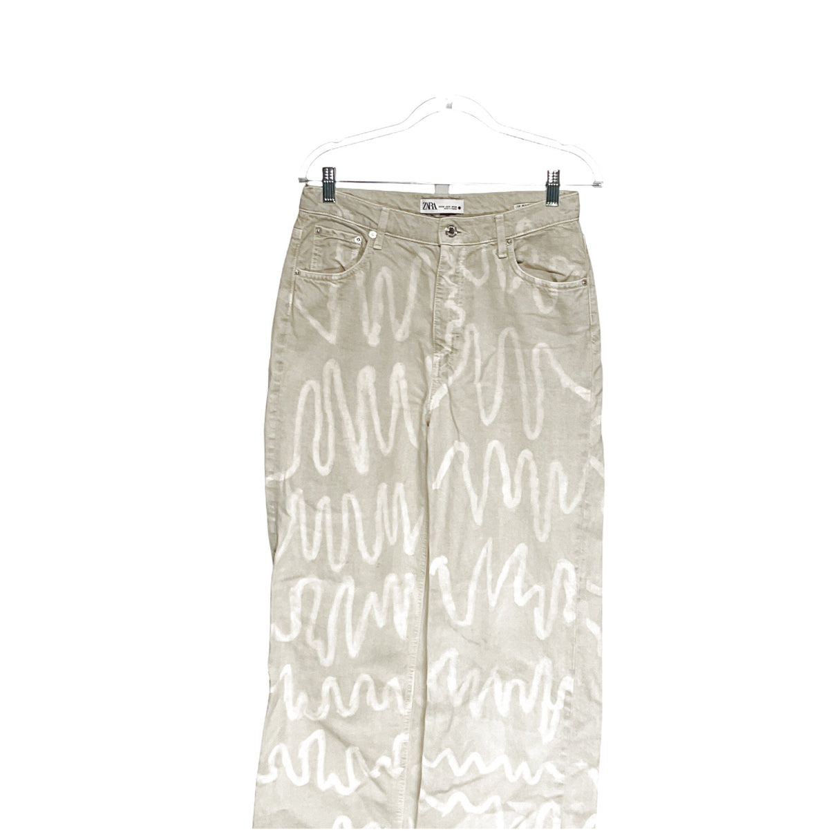 ZARA Beige Bootcut Jeans - Women's Size 8