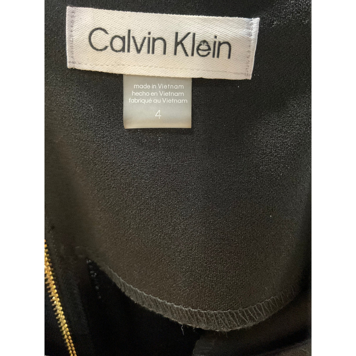 Calvin Klein Women's Black Sheath Dress