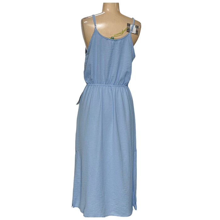 Nordstrom Blue Blouson Midi Dress - XS