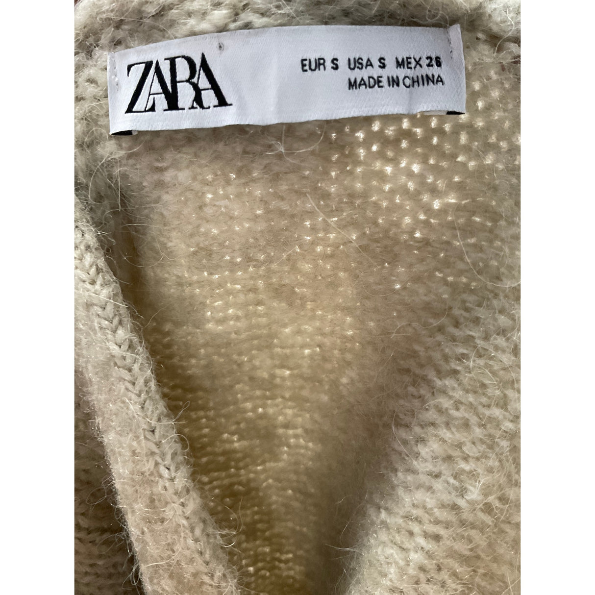 ZARA Cream Cardigan - Womens Size S