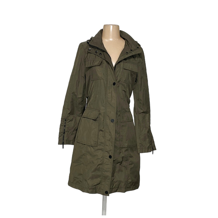 Tahari Green Rain Coat - Women's S