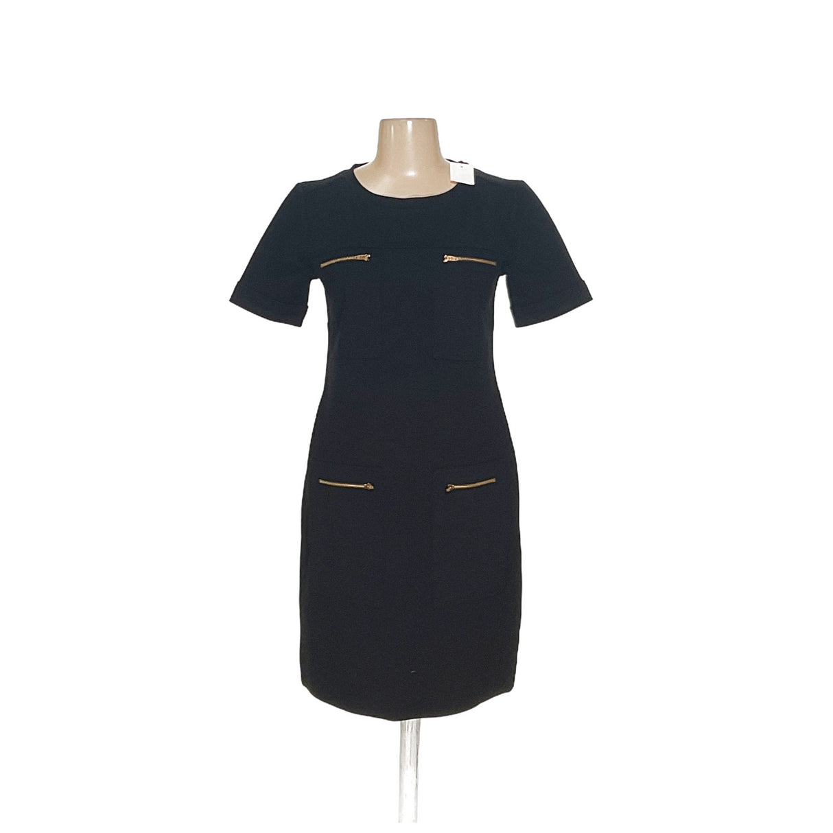 J. Crew Black Midi Sheath Dress