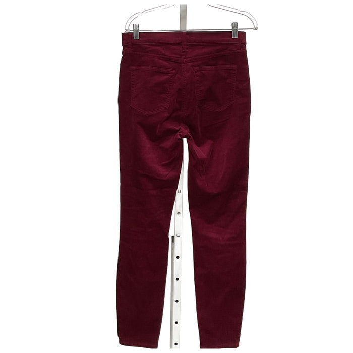 LOFT Red Cotton Ankle Pants - Women's Size 4