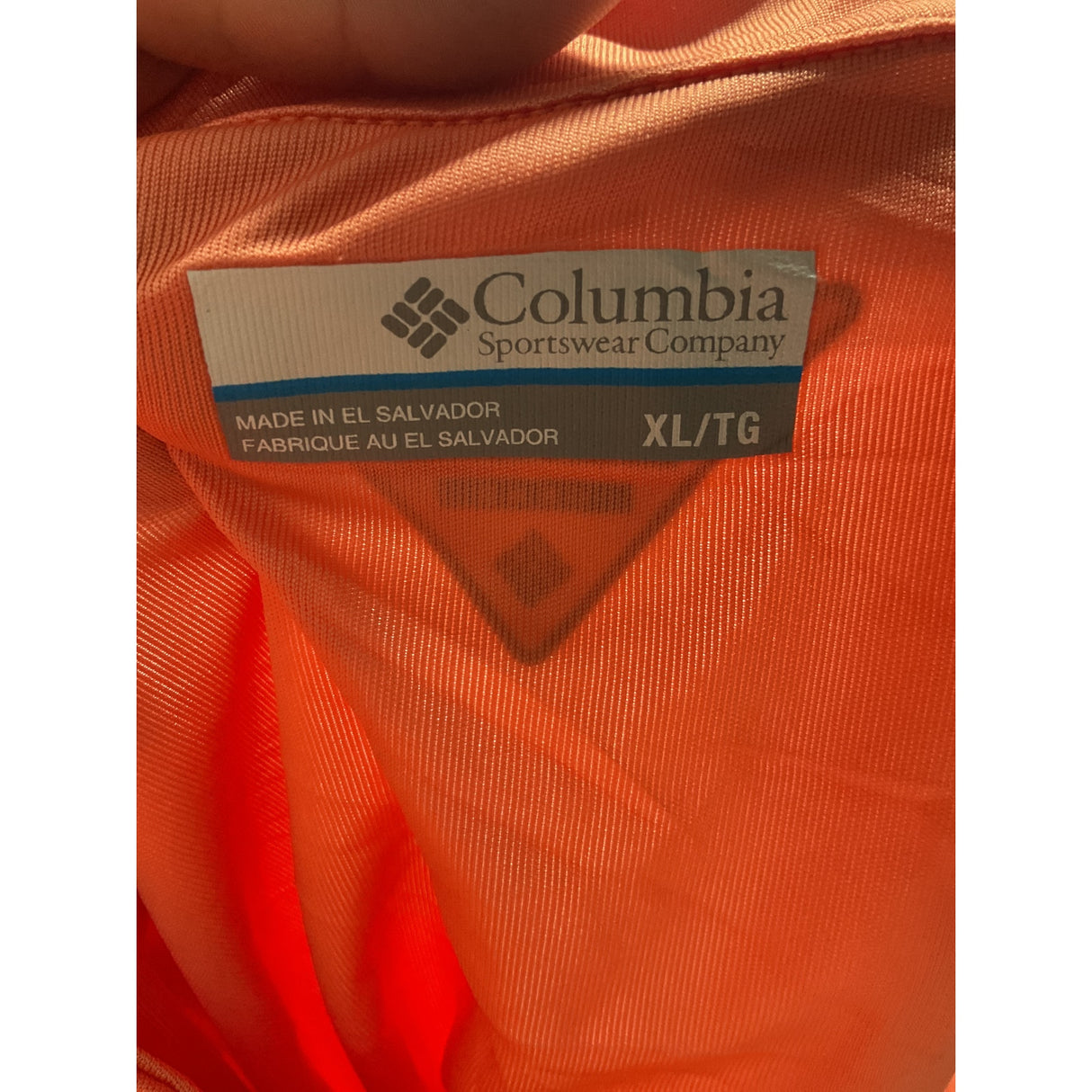 Columbia Orange Men's Activewear Top XL