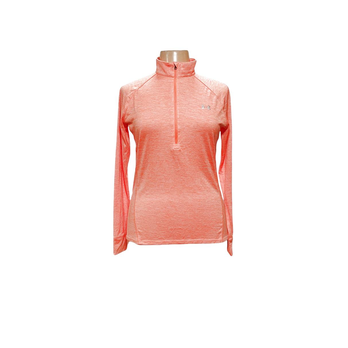 Under Armour Women's Orange Henley Sweatshirt